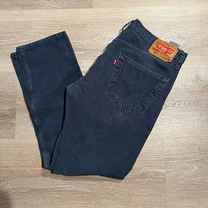 Levi Corduroy Blue Navy Pants 502